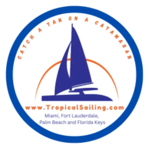 Tropical Sailing Catamaran Charters of Miami & Fort Lauderdale. logo