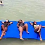relaxing on Tropical Sailing Catamaran Cruise